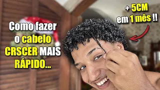 COMO FAZER O CABELO CRESCER MAIS RAPIDO