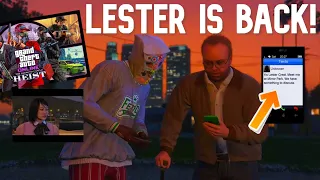 GTA Online Diamond Casino Heist Intro Scene - Lester Is Back!