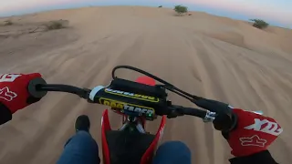 2020 Crf110 duning the little dunes