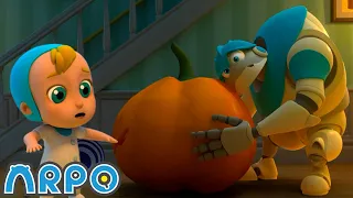The Pumpkin is ALIVE!!! | ARPO The Robot | Funny Kids Cartoons | Kids TV Full Episode Compilation