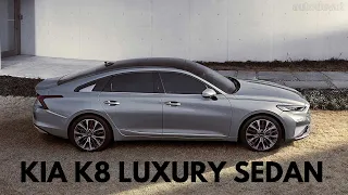 2021 Kia K8 Luxury Sedan Interior Images & Details Revealed | modernity and technology in a luxury