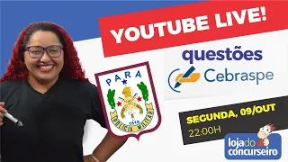 LIVE PMPA - 09/10 - Português - Questões Cebraspe - Yara Coeli