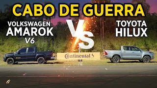 CABO DE GUERRA #2: TOYOTA HILUX x VW AMAROK V6! Picape mais vendida do Brasil puxa a Amarok?