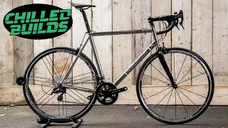 Tommasini Stainless Steel Rim Brake Bike Build - Campagnolo Chorus,  Sony A7IV, 24-70 F2.8 G.