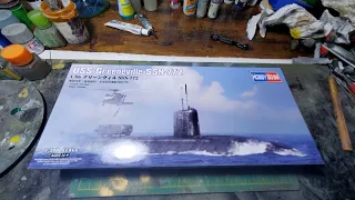Hobby Boss 1/350 Scale USS Greenville SSN 772 Nuclear Submarine [Unboxing]