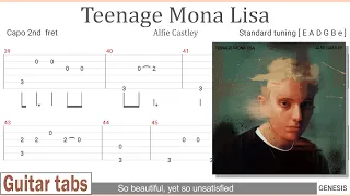 Alfie Castley - Teenage Mona Lisa // guitar tabs + lyrics