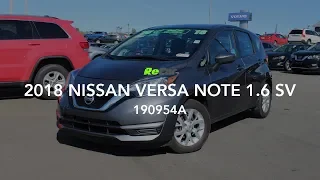 2018 NISSAN VERSA NOTE 1.6 SV - 190954A