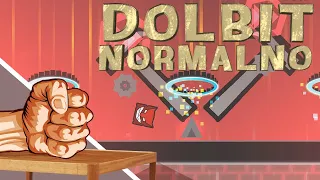 Я прошёл Dolbit Normalno долбежом по столу | Geometry Dash