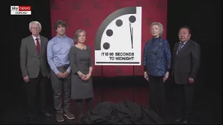 World Doomsday Clock hits 90 seconds to midnight