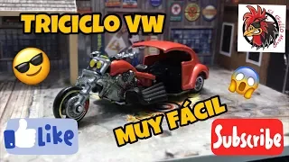 FUSION DE HOTWHEELS #4 TRICICLO-EL GALLO MAYO