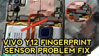 Vivo y12 fingerprint sensor not working fix | how to replace broken damaged fingerprint sensor