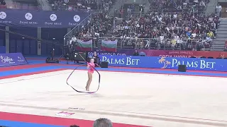 Stiliana Nikolova ribbon final World Cup Sofia 2023 30.6