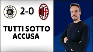 DISASTRO MILAN… SCONFITTA CLAMOROSA CON LO SPEZIA! | SPEZIA MILAN 2-0