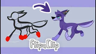 DOG RUN CYCLE TUTORIAL ON FLIPACLIP