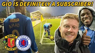 🇬🇧 I MET THE RANGERS SQUAD!!!!! Annan Athletic v Rangers Football Club, Scottish Cup