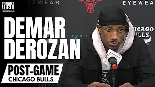 DeMar DeRozan on Where Chicago Bulls Rank After Blowout Loss vs. Warriors & Zach LaVine Injury