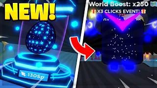 *NEW* UPDATE GALAXY World And Galaxy Pets & SECRET Pet In Clicker Simulator!! (Roblox)