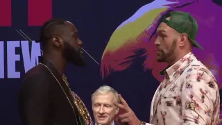 The intense faceoffs from today’s Deontay Wilder vs Tyson Fury 2 Press Conference | Wilder vs Fury 2