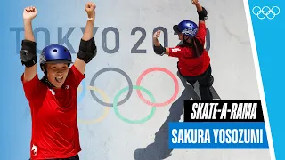 Sakura Yosozumi joins as guest in Skate-A-Rama!