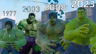 Evolution of HULK - Who is the Biggest HULK in Movies, TV, Cartoons and Games