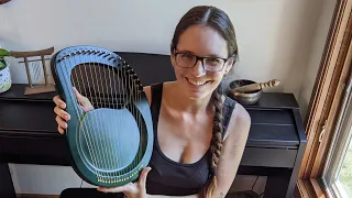 19 String Lyre Unboxing and Review | Solidbody Lyre Harp on Amazon