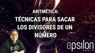 🚀 Técnica para obtener RÁPIDO los DIVISORES DE UN NÚMERO 🚀 #Aritmética