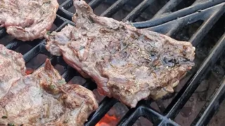 Skirt Steak on Pan vs Charcoal Grill