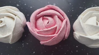 Зефирные розы🌹зефир из клюквы с уменьшенным количеством сахара🌹Cranberries zephyr