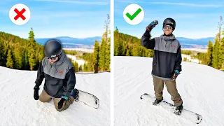 5 Hacks That Make Snowboarding Easier
