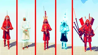 EVOLUTION of EMPEROR - ALL SAMURAI #7 | TABS - Totally Accurate Battle Simulator