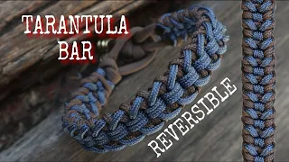 HOW TO MAKE TARANTULA BAR KNOT PARACORD BRACELET WITHOUT SHACKLE, EASY PARACORD TUTORIAL .