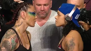 Cris Cyborg vs. Amanda Nunes - Weigh-in Face-Off - (UFC 232: Jones vs. Gustafsson 2) - /r/WMMA