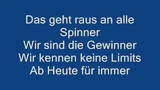 Revolverheld  Spinner  Lyrics