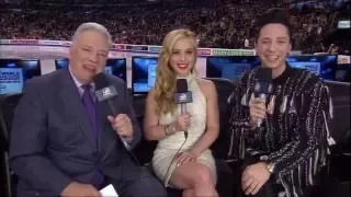 Johnny Weir & Tara Lipinski at 2016 World Championships