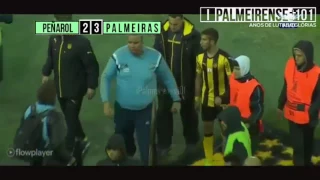 TRETA entre Peñarol x Palmeiras! FELIPE MELO DA SOCO NA CARA DE URUGUAIO