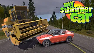 I LOAN A COMBINE HARVESTER - My Summer Car Story #98 | Radex