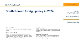 South Korean foreign policy in 2024