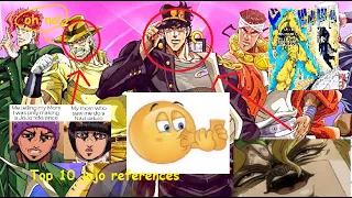 top 10 jojo references