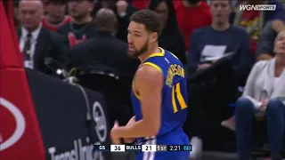 Klay Thompson with 14 3-pointers vs. Chicago Bulls