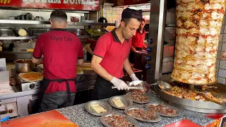 400 Kilos Chicken + 100 Kilos Meat Doner Kebab Sales Per Day - Turkish Street Food
