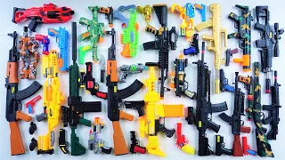 Mengumpulkan 5 Sniper Gun Assault Rifle Water Gel Blaster AK47 Gun Nerf Semi Otomatic M16 Sniper Gun