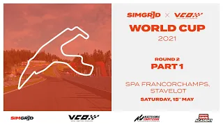 The Sim Grid x VCO World Cup - Round 2: Thrustmaster 24h of Spa-Francorchamps (Part 1)