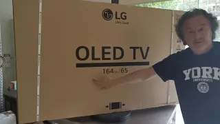 LG 65E9 OLED TV Unboxing