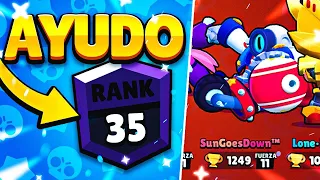 LE GANO a 1 COPA de RANGO 35 y LUEGO LE AYUDO A SUBIRLO😈