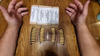 Shipment of 7.62x39 123 Grain Brass Cased Ammo Yugo Surplus Ak47 and SKS Ammo on Stripper Clips