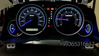 Тюнинг приборной панели Toyota Land Cruiser 120 кузов. Tuning of dashboard