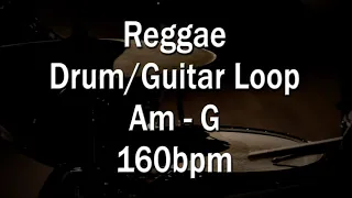 Reggae Drum/Guitar Loop in Am/G - 160bpm