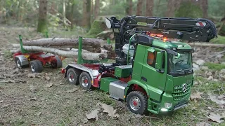 ScaleArt Arocs 6x6  Langholz Palfinger S290L - Timber Truck outdoor