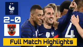 France 2-0 Austria Full Match Highlight