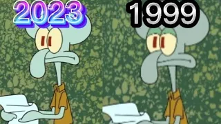 if modern SpongeBob used the 1999 animation style